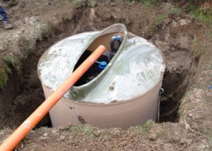 Septic tank installation in Norfolk