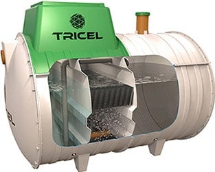 Tricel septic tank diagram