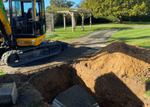 marsh sewage treatment plant installation