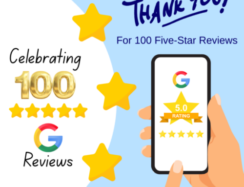 Celebrating 100 Five-Star Google Reviews